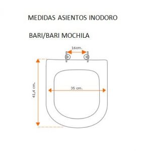 Medidas Bari y Bari Mochila