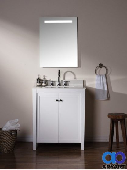 Baño ilustrativo espejo con luz LED