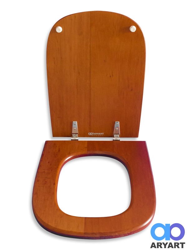 Tapa de asiento de inodoro Universal, tapa de inodoro de madera